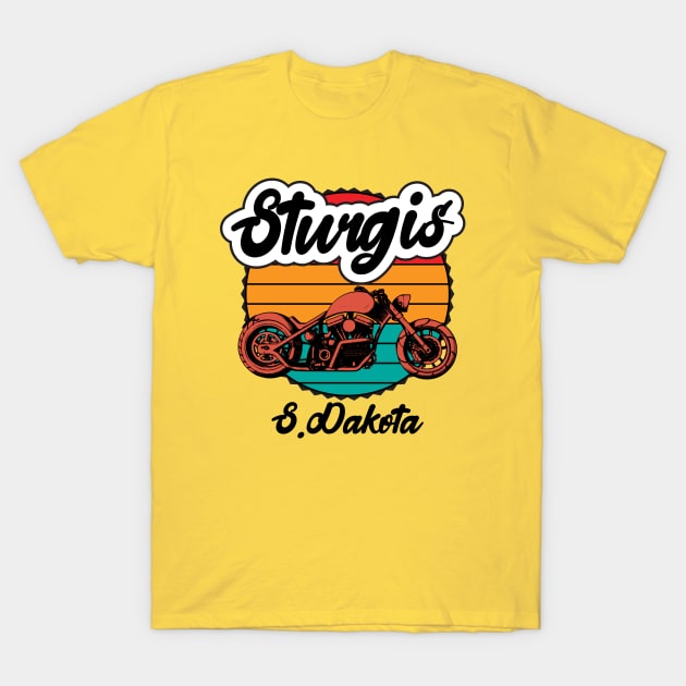 Sturgis, South Dakota T-Shirt by Poppa's Designs